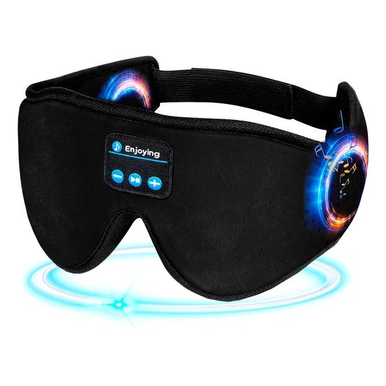 Antifaz Con Auricular Para Dormir Memory Foam Gadnic Viajes