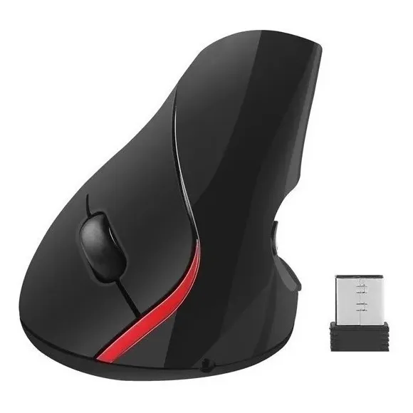 Mouse Optico Vertical Ergonomico Inalambrico Rf Pc Smart Tv