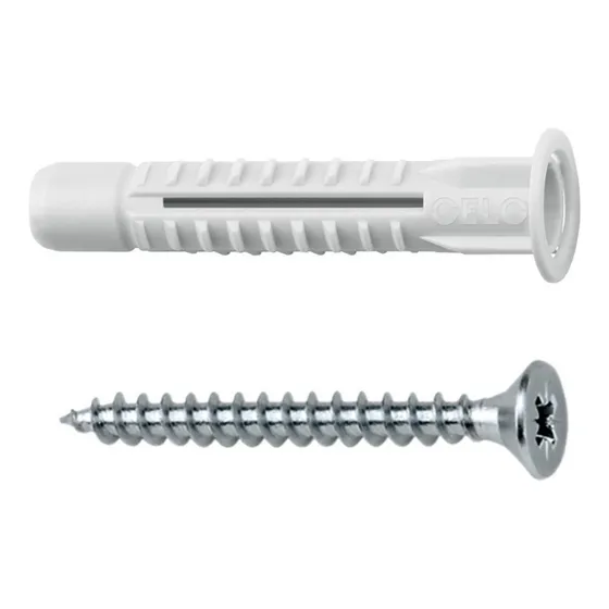 Tarugo Para Yeso Volcanita 8 Mm Con Tornillo 50 Un 98mzksk