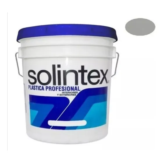 Pintura Plástica Profesional Gris Concreto 111 Solintex