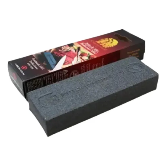 Pedra Afiar Amolar Faca Dupla Carborundum N 108 Preto