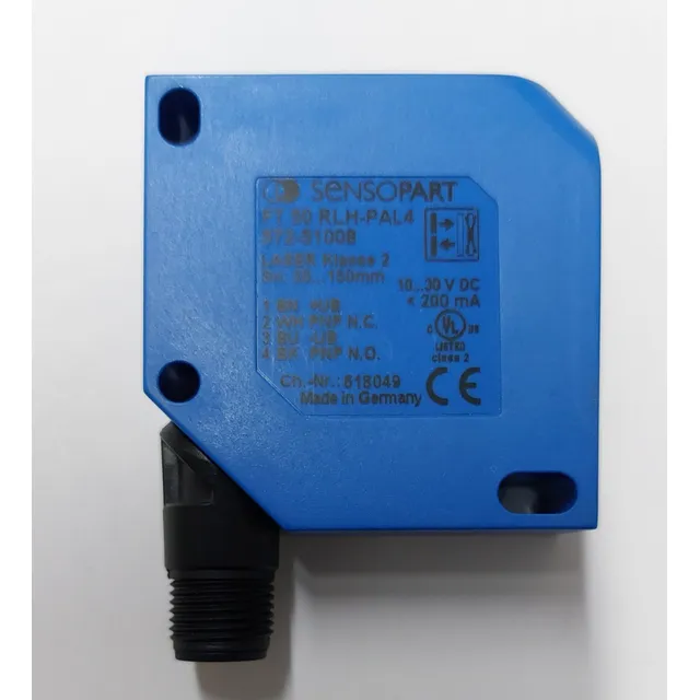Ft50-rlh-pal4 Sensor Laser Con Supresión De Fondo Sensopart