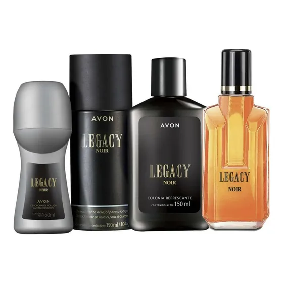 Legacy Set X 4 Perfume Masculino 120ml Avon