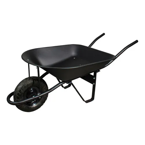 Carretilla Negra 4ft Llanta Neumática De Uso Industrial Foy