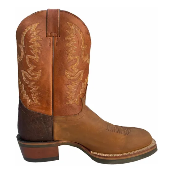 Bota Roper Justin Vaquera Caballero 6015 Choco Cuello D Toro