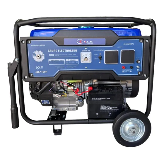 Grupo Electrógeno Generador Eléctrico KLD 8kva 6500w 15hp
