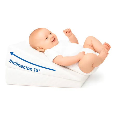 Cojín Antireflujo Almohada Bebé Lavable Cuna Antivuelco