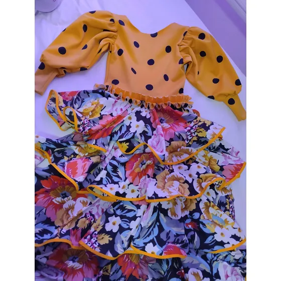 Vestido De Flamenco Niña