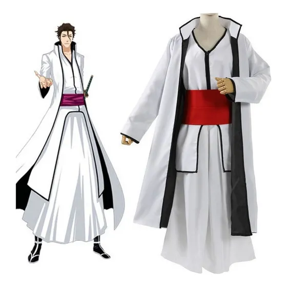 Um Anime Bleach Aizen Sousuke Arrancar Cosplay Halloween