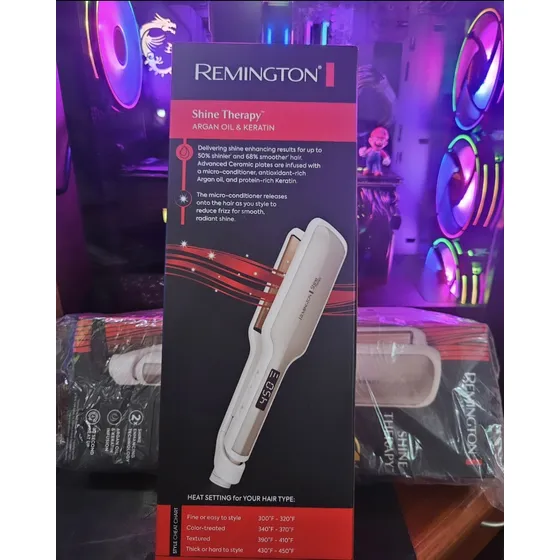 Plancha Alisadora De Pelo De 2  Remington Shine Therapy