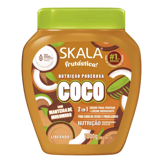 Creme Tratamento Frutastica Oleo De Coco Skala 1kg