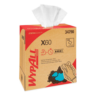 Wypall X60 Despachadora De Toallas - 20x43cm - 1,260/paq Wypall X60 Despachadora De Toallas - 20x43cm - 1,260/paq