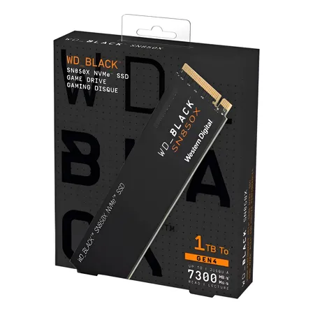 Western Digital Ssd 1tb Black Sn850x Nvme Pcie Gen4 M.2 2280