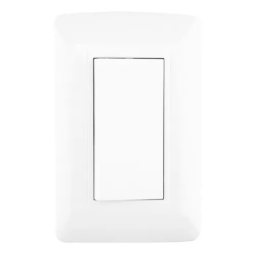 Apagador Sencillo Sanelec Con Placa Línea Toscana