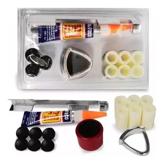 Kit De Herramientas De Reparación De Punta De Taco De Billar