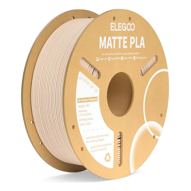 Filamento Pla Mate Elegoo 1kg 1.75mm Colores | Filamentos