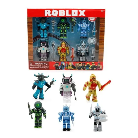 Set 6 Figuras Roblox Con Accesorios 7 Cm Juguetes En Caja