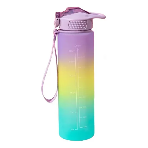 Termo Botella De Agua Motivacional 1 Litro 