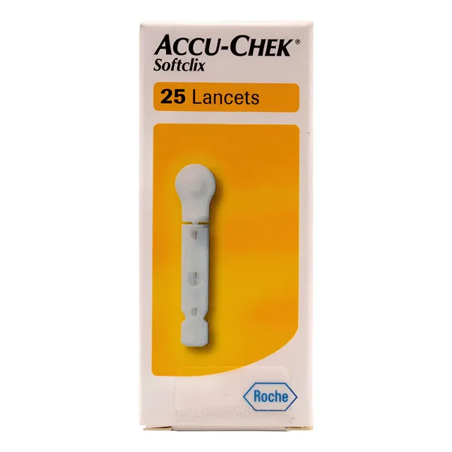  Lancetas Accu-chek® Softclix 25 Unidades.
