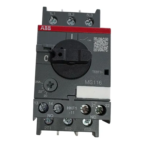 Guardamotor Ms116-25 + Hkf1-11 Contacto Auxiliar 1no+1nc