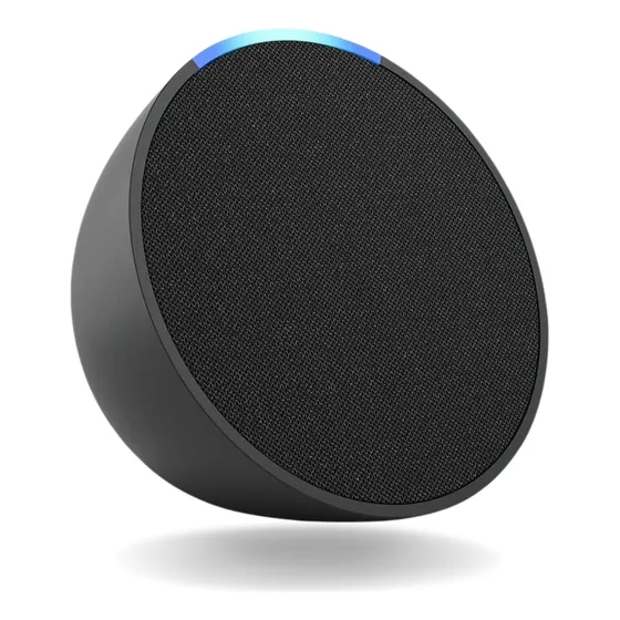 Caixa De Som Alexa Echo Pop Amazon Cor Preto