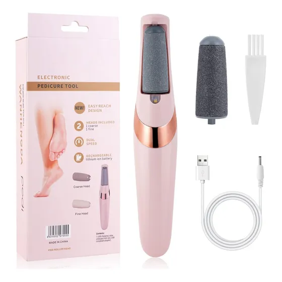 Quita Durezas Para Pies Eléctrico Profesional Recargable Usb Alta Calidad Everest