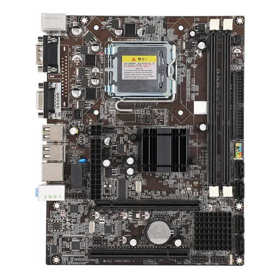 Placa Base Computadora Escritorio Para Intel G41m Lga775