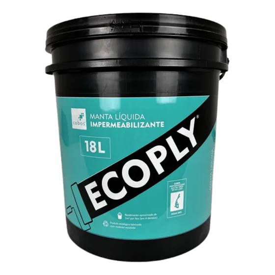 Ecoply 18 L Impermeabiliza Caixas D'água E Tanques De Peixes