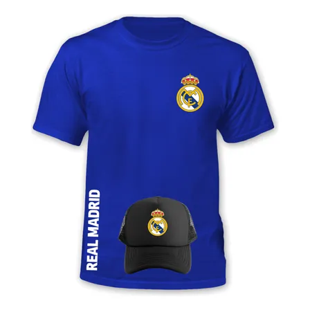 Polera Real Madrid + Gorro - Campeones - Edici - Estampaking