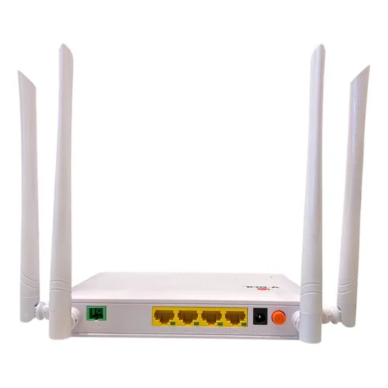 Vsol Onu Xpon 4ge+wifi Ac+usb V2804ac-z Dual Band 4 Antenas