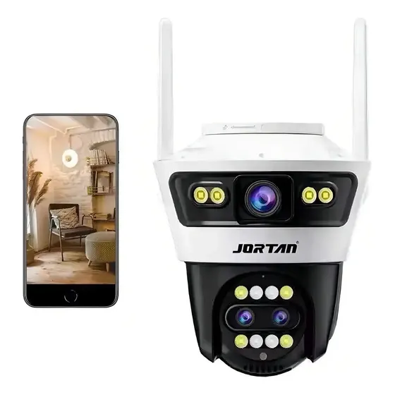 Cámara Doble Exterior WiFi Jortan Yoosee IP66 Motorizada 1080p Visión Nocturna