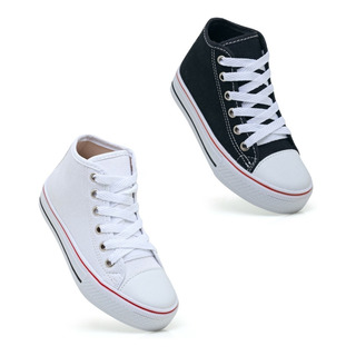 Kit 2 Pares Tenis Infantil Ligth Star Botinha Menina Menino Kit 2 Pares Tenis Infantil Ligth Star Botinha Menina Menino