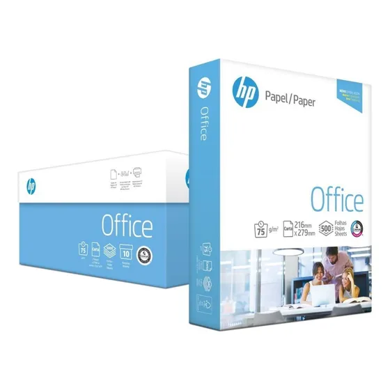 Caja De Papel De Carta Marca Hp 500hojas 75gr