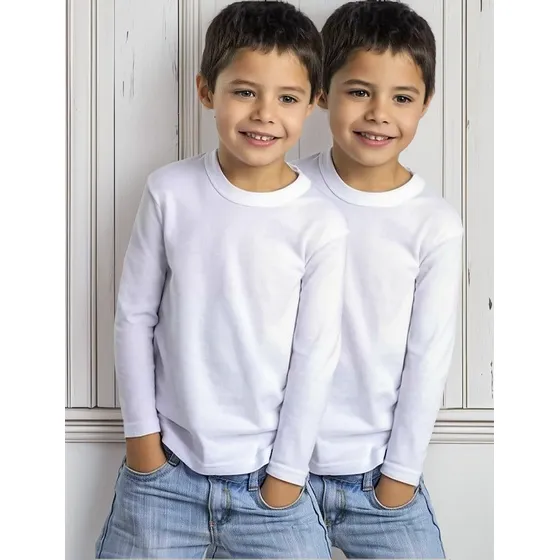 Camiseta Algodón Caffarena/mota - Blanco - Talla 14 Pack X2