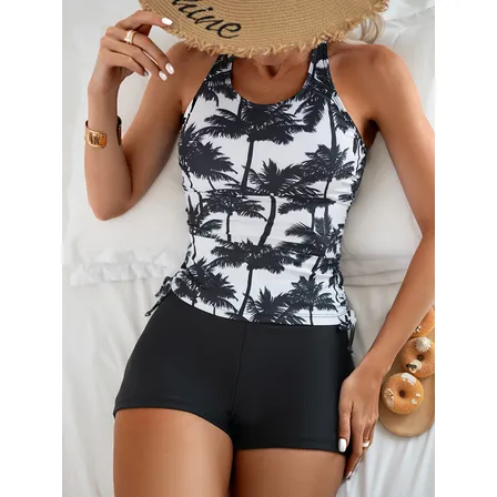 Conjunto Feminino De Duas Peças Para Biquíni De Praia Com Fr