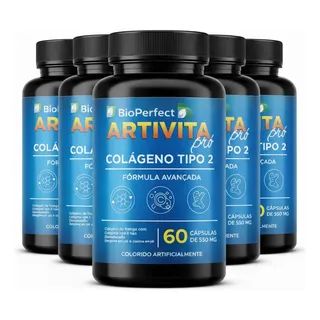 Kit 5 X Original 60 Capsulas Artivita - Colageno Tipo 2 Orig