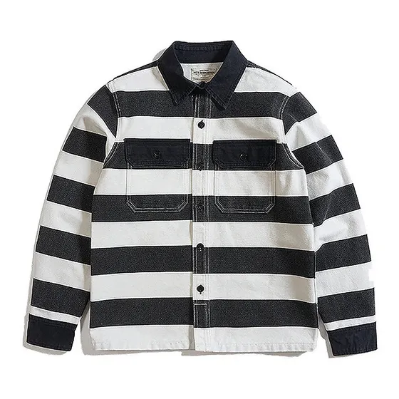 Motorcycle Jacket · Prisoner Stripe Jacket · American Retro