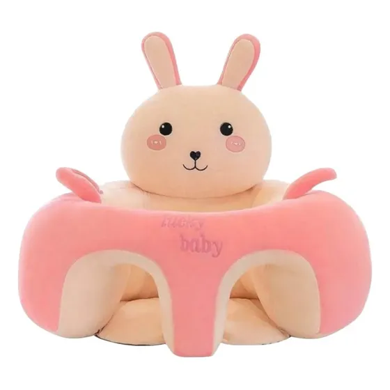 Puff De Apoyo Asiento Para Bebe Cojin Conejo