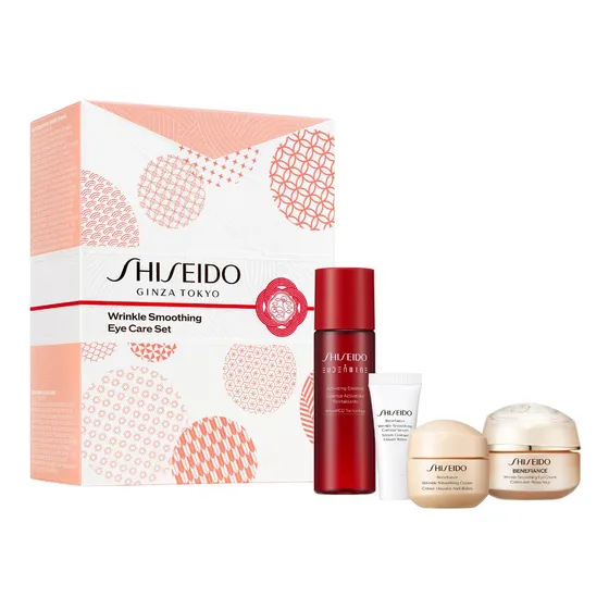 Crema Anti-edad Ojos Shiseido Wrinkle Smoothing Eye Care Set