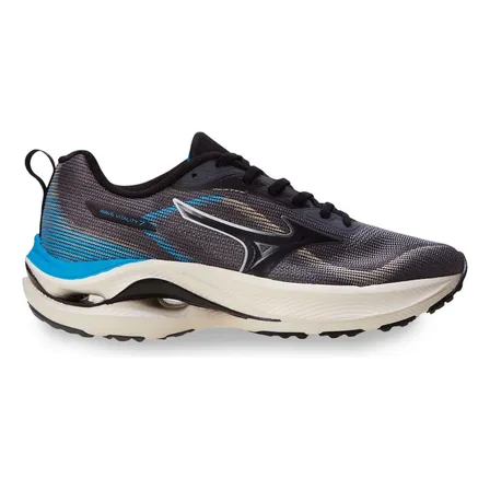 Tênis Esportivo Masculino Wave Vitality 7 Mizuno Chumbo/turquesa Lisa 40 Br