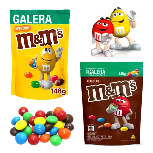Kit 2 Chocolates 138g M&ms M&m Original E Amendoim