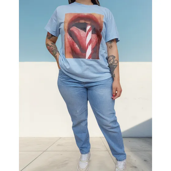 Remera Algodón Estampado Premium Boca Dama T-especial