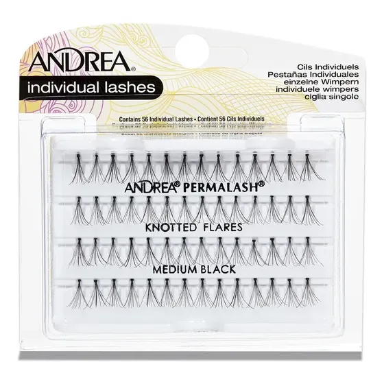 Pestañas Andrea Perma-lash Individual Medium Black | Cuotas sin interés
