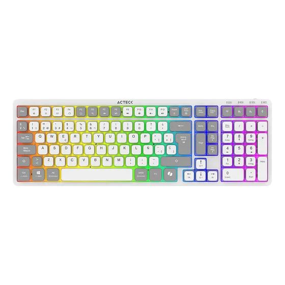 Teclado Mecánico Multidispositivo Inalámbrico Technoproti790