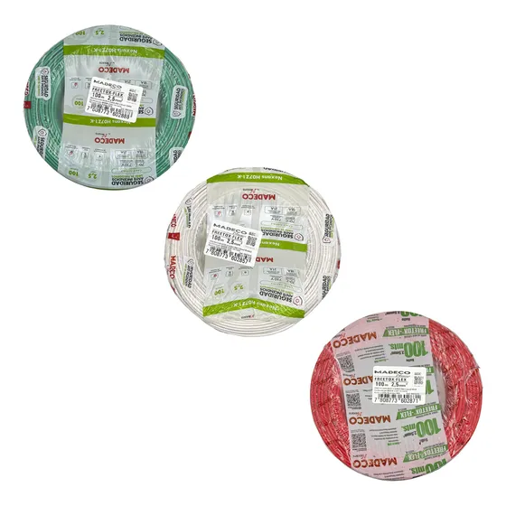 Cable Eva 2,5mm Libre De Halógeno (pack 3 Rollos De 100mts)