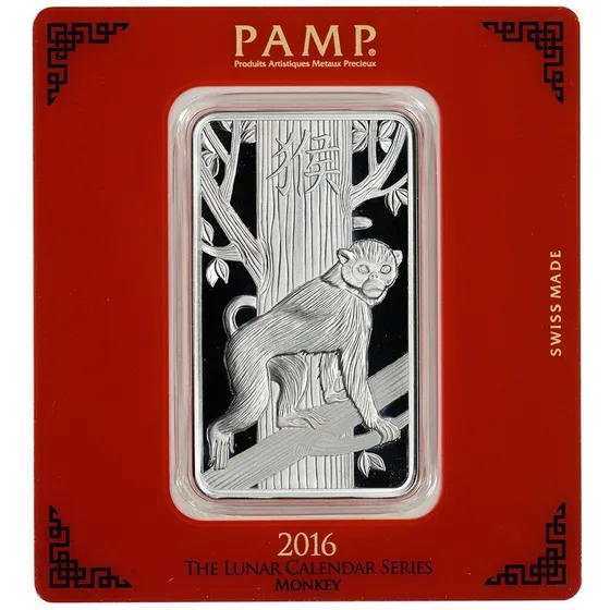 Robmar Moneda Rectangular De 100 G. En Blister 24 K. El Mono