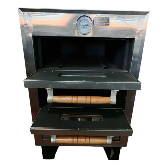Horno Industrial De 2 Bandejas A Gas Nuevo En Acero