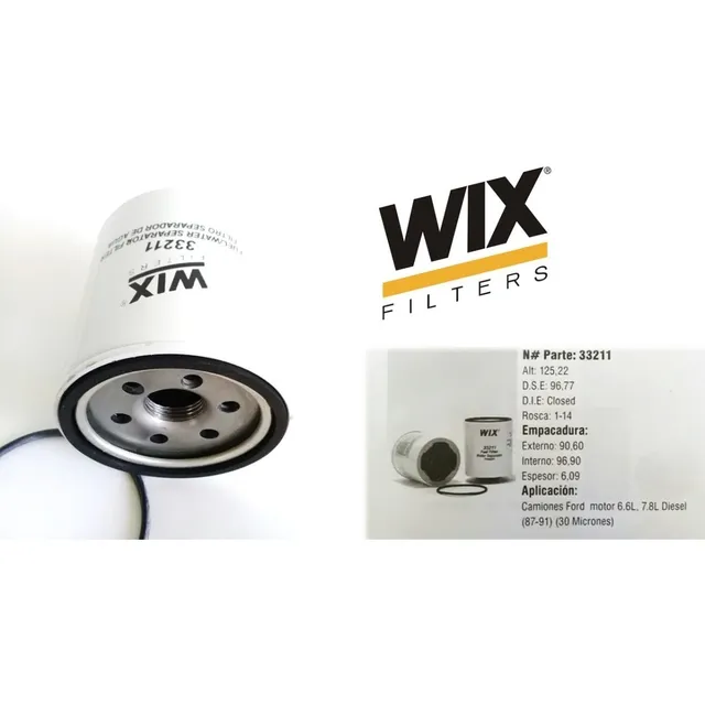Filtro Wix 33211 Separador De Agua Ford Cargo 815