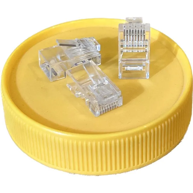 Ficha Rj45 Macho Para Cable Utp Cat6 10 Unidades