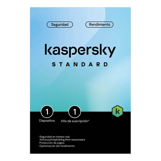 Antivirus Kaspersky Standard Para 1pc - 1 Año De Suscripción